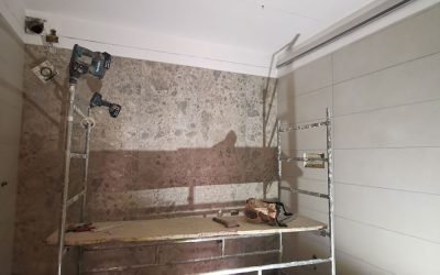 Fase controsoffitto in cartongesso